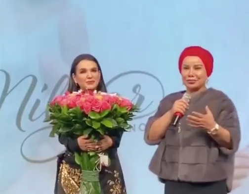 «Выходите отсюда»: Юлдуз Усманова выгнала из зала женщину с плачущим ребенком – видео