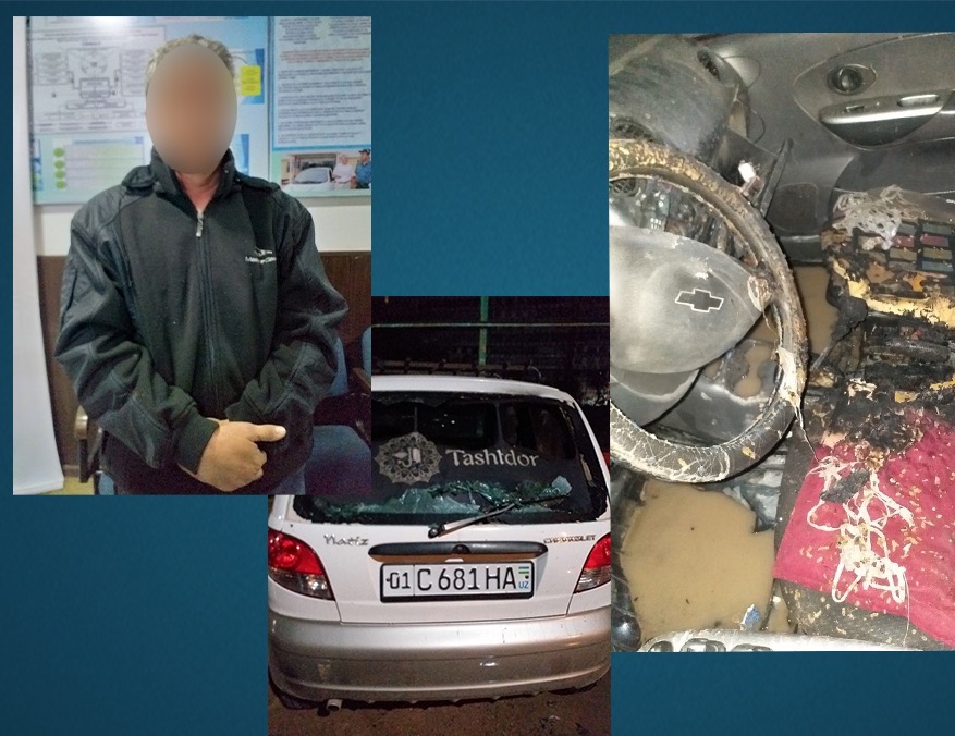 Нацгвардейцы спасли мужчину, пытавшегося сжечь себя после ссоры с женой