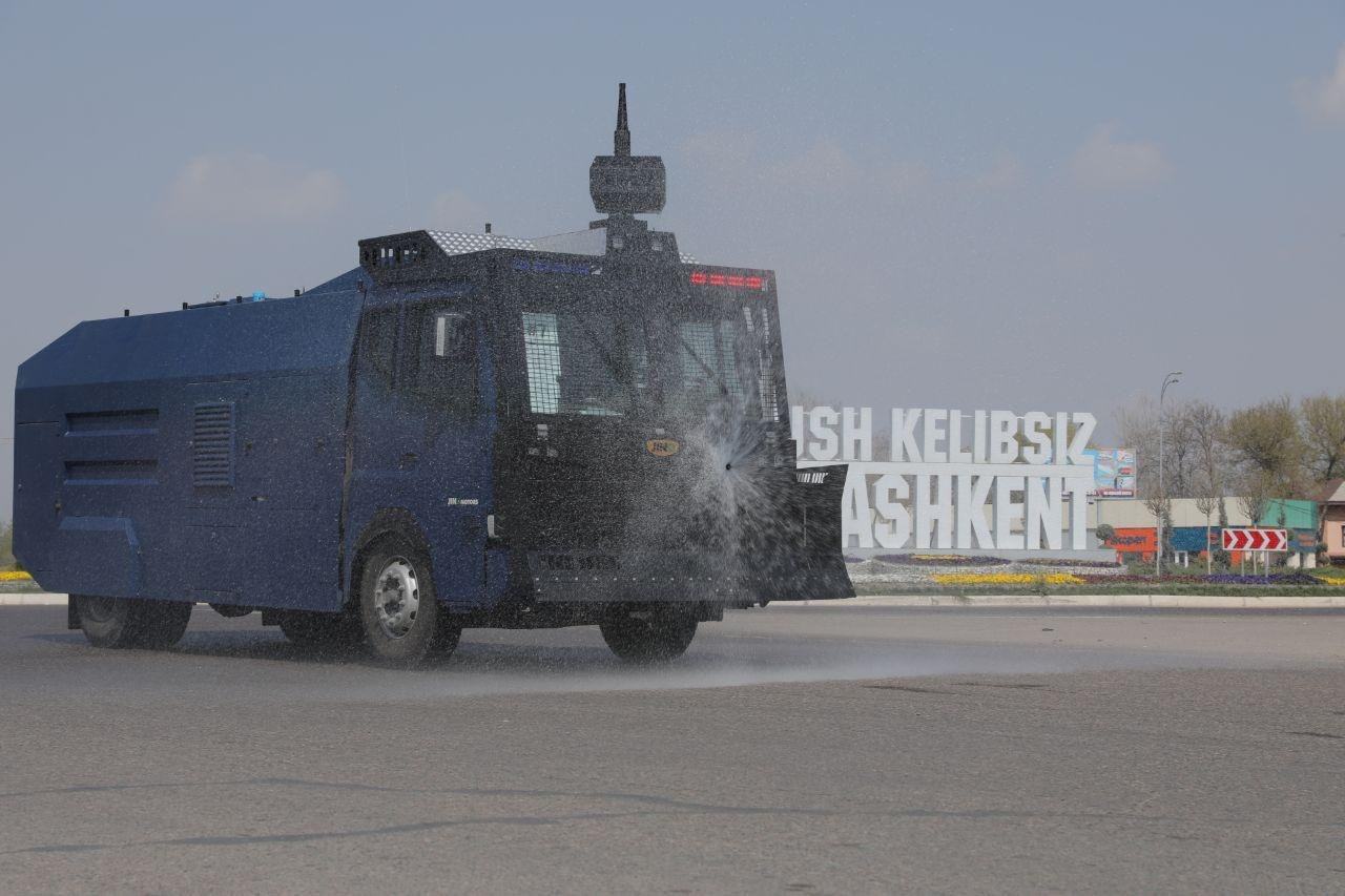 Ташкент дезинфицируют