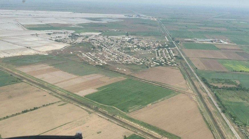 Прекращена утечка воды из водохранилища в Сырдарьинской области