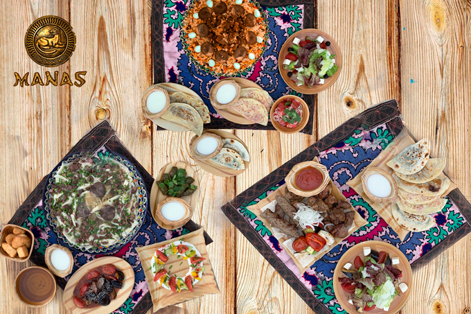 Ханство Манас предлагает доставку блюд и сетов на ифторлик 