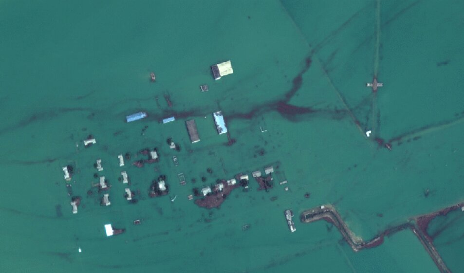 Опубликованы фото со спутника до и после обрыва дамбы в Сардобинском районе