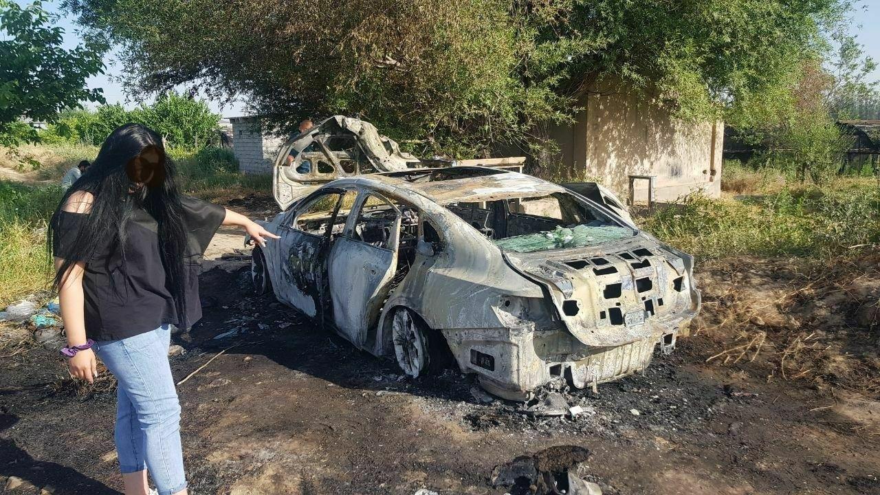 В Ташкентской области девушка заревновала парня и сожгла его новую Malibu — видео