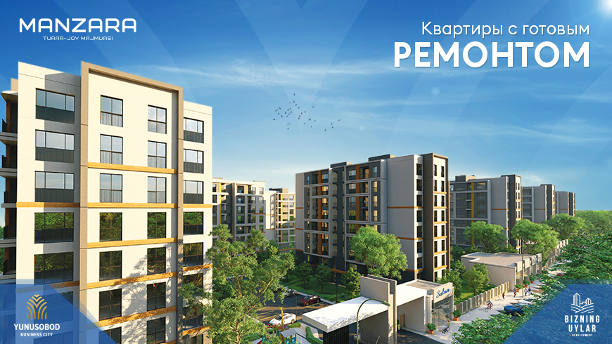 Квартиры с готовым ремонтом в жилом комплексе Manzara