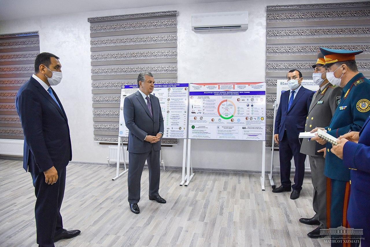 Шавкат Мирзиёев поручил силовикам Намангана обеспечить мир в махаллях