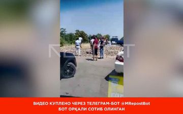 В Ташкентской области вместо блокпоста насыпали грунт и ограничили проезд