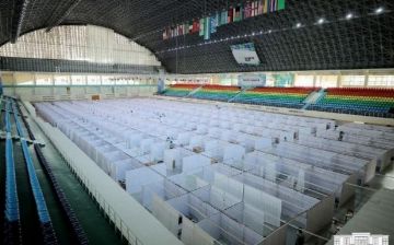 Столичный  Дворец гимнастики переоборудовали в центр для пациентов с COVID-19