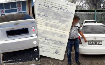 Тиктокер установил на Lacetti шторку, скрывающую госномер и был оштрафован 