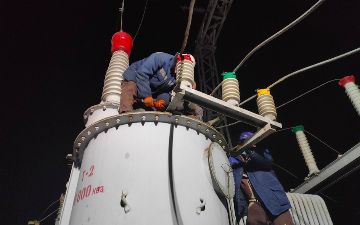 В Ферганской области десятки тысяч человек остались без электричества более чем на сутки