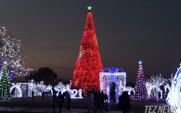 TezNews составил рейтинг высоты центральных елок Узбекистана 