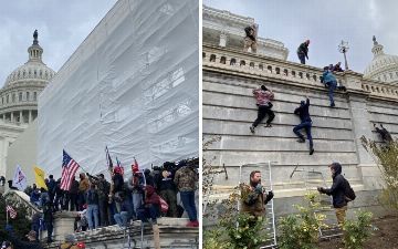 Сторонники Трампа ворвались в Капитолий, требуя подсчета голосов: одна из участниц подстрелена