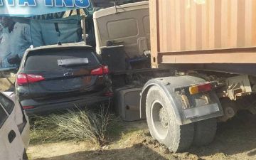 В Ташкенте женщина на Equinox устроила крупное ДТП