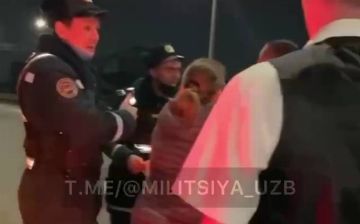 В Ташкенте произошёл скандал между сотрудником ДПС и гражданином - видео
