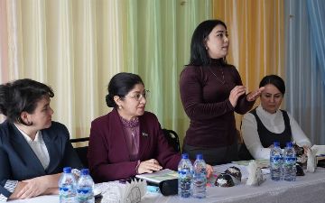 В Зангиатинском районе Ташкентской области при Отделе дошкольного образования прошла презентация «Образовательная лаборатория»