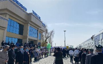 В Ханабаде построен железнодорожный вокзал