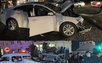 В Самарканде произошло столкновение иномарки и Malibu