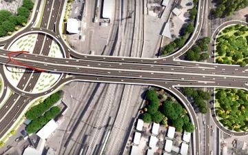 В Ташкенте реконструируют мост, ведущий к международному аэропорту