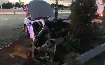 В Сырдарье взорвался газовый баллон в Lacetti. Два человека погибло – видео