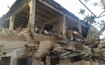 В Нукусе произошел взрыв газа в здании ресторана