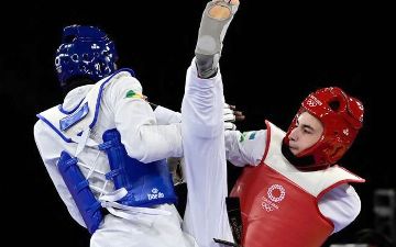 Победа узбекского тхэквондиста Улугбека Рашитова над трехкратным чемпионом мира на Олимпиаде в Токио (фото)