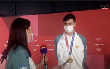 «Папа, как я обещал, так и сделал. Я люблю тебя»: журналисты сняли трогательную речь Улугбека Рашитова после победы на Олимпиаде в Токио – видео  