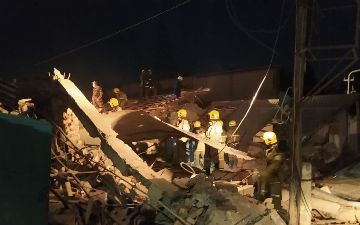 Мощный взрыв прогремел на складе в Сергели. Один человек погиб и трое получили ранения