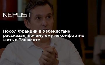 Посол Франции в Узбекистане рассказал, почему ему некомфортно жить в Ташкенте 