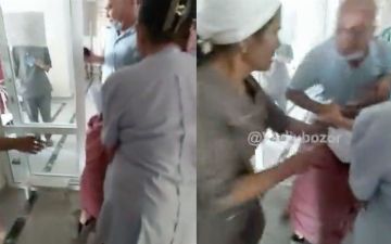 В Фергане задержан бывший сотрудник ОВД, протащивший медсестру за волосы