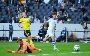 Сборная Узбекистана по футболу уступила Швеции в товарищеском матче