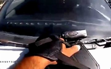 Водителя, протащившего инспектора ДПС на капоте в Сурхандарьинской области, арестовали