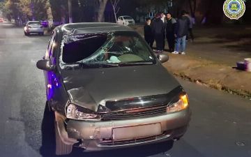 В Ташкенте водитель «Лады» сбил велосипедиста