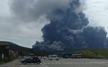 В Японии произошло извержение вулкана Асо