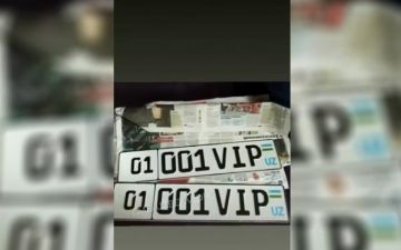 В Ташкенте мужчина купил автомобильный номер за 50 тысяч долларов