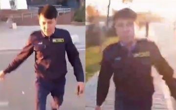 Сотрудник Ташкентского автовокзала применил силу к пассажиру - видео