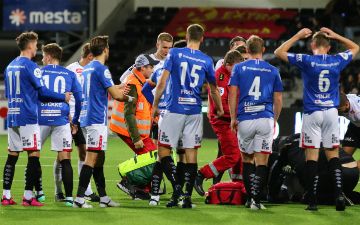 У футболиста остановилось сердце во время матча чемпионата Норвегии