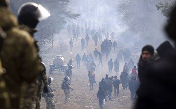 Погранохрана Польши заявила о том, что белорусская сторона помогала мигрантам снести забор