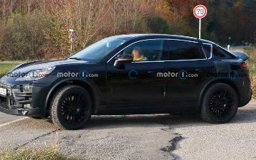 Фотошпионы заметили электропрототип Porsche Macan – первые кадры