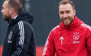 Эриксен провел первую тренировку в родном «Аяксе» после проблем с сердцем