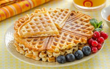 Рецепт вафлей на завтрак из продуктов, которые есть у вас в холодильнике