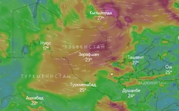 Узгидромет опубликовал экстренную информацию об усилении ветра