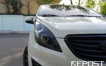 Тюнингованный под «Бэтмобиль» Chevrolet Spark — фотообзор