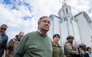 Генсек ООН впервые после начала войны посетил Украину
