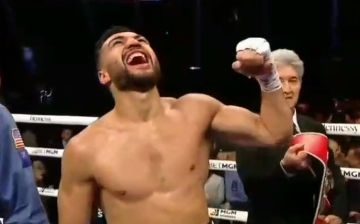 Шахрам Гиясов завоевал титул IBF North American — видео