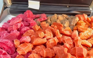 В Ташкенте появился курт со вкусом апельсина, клубники и шоколада