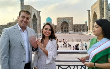 Пара из США заключила брак в Самарканде – фото