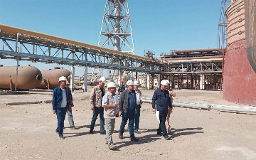 «Узбекнефтегаз»: Члены «Рабочей группы» во главе с Председателем Правления посетили газоперерабатывающий завод