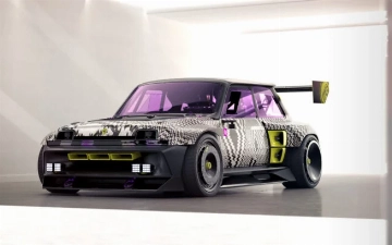 Renault презентовал электрический шоу-кар R5 TURBO 3E для дрифта