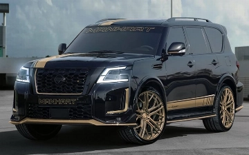 Тюнинг-ателье разработало золотой Nissan Patrol