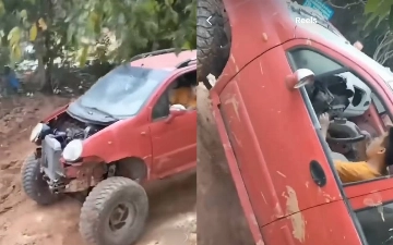 Посмотрите, во что превратили «Матиз» для участия в ралли