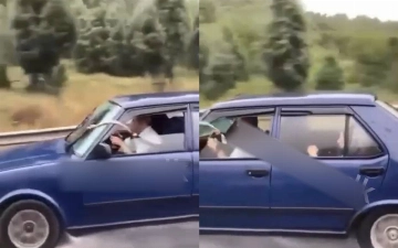 Смекалка женщины помогла запустить водителю нерабочие дворники — видео